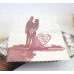 3D Wedding Invitation Card Laser Cut Paper Iridescent Paper